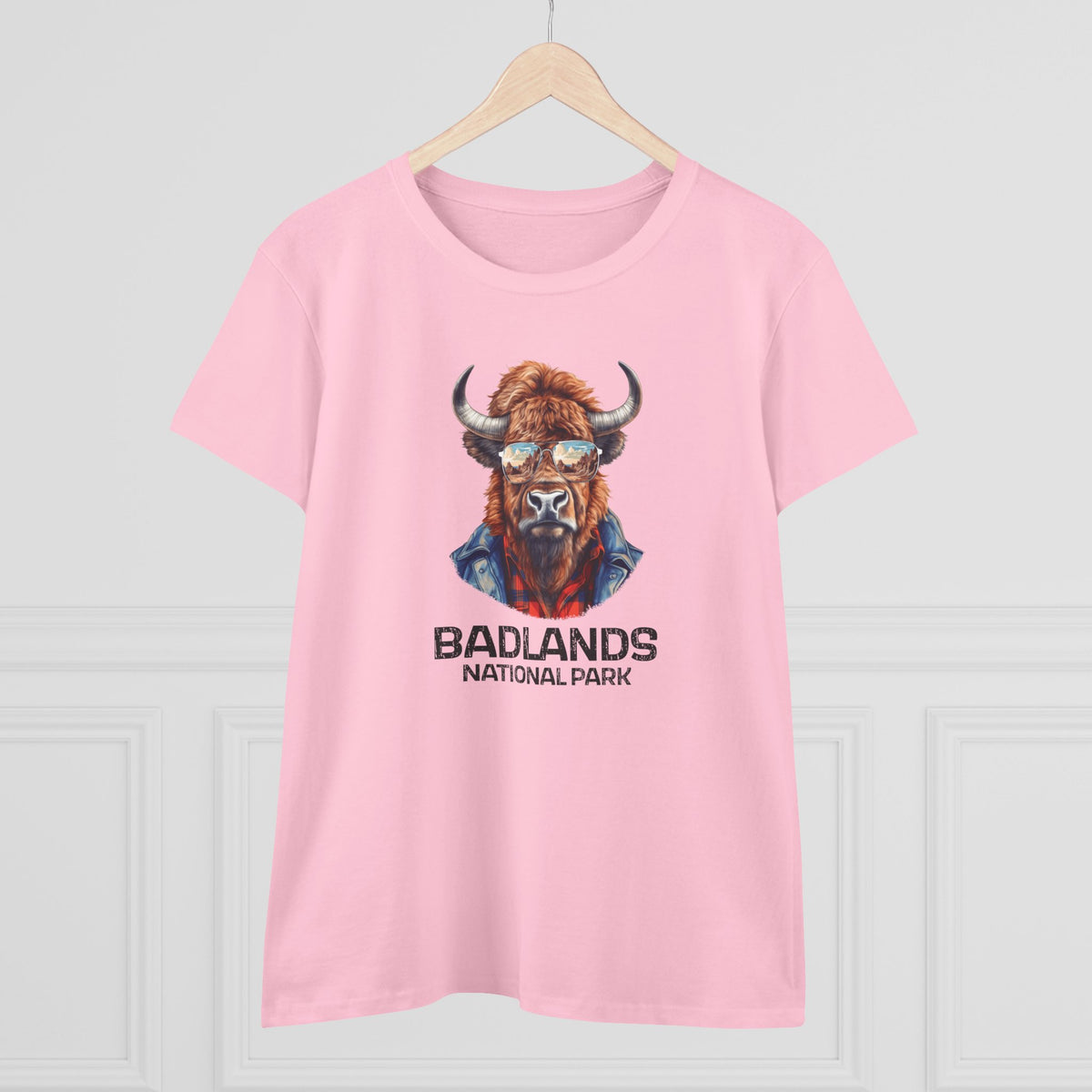 Badlands National Park Women's T-Shirt - Cool Bison