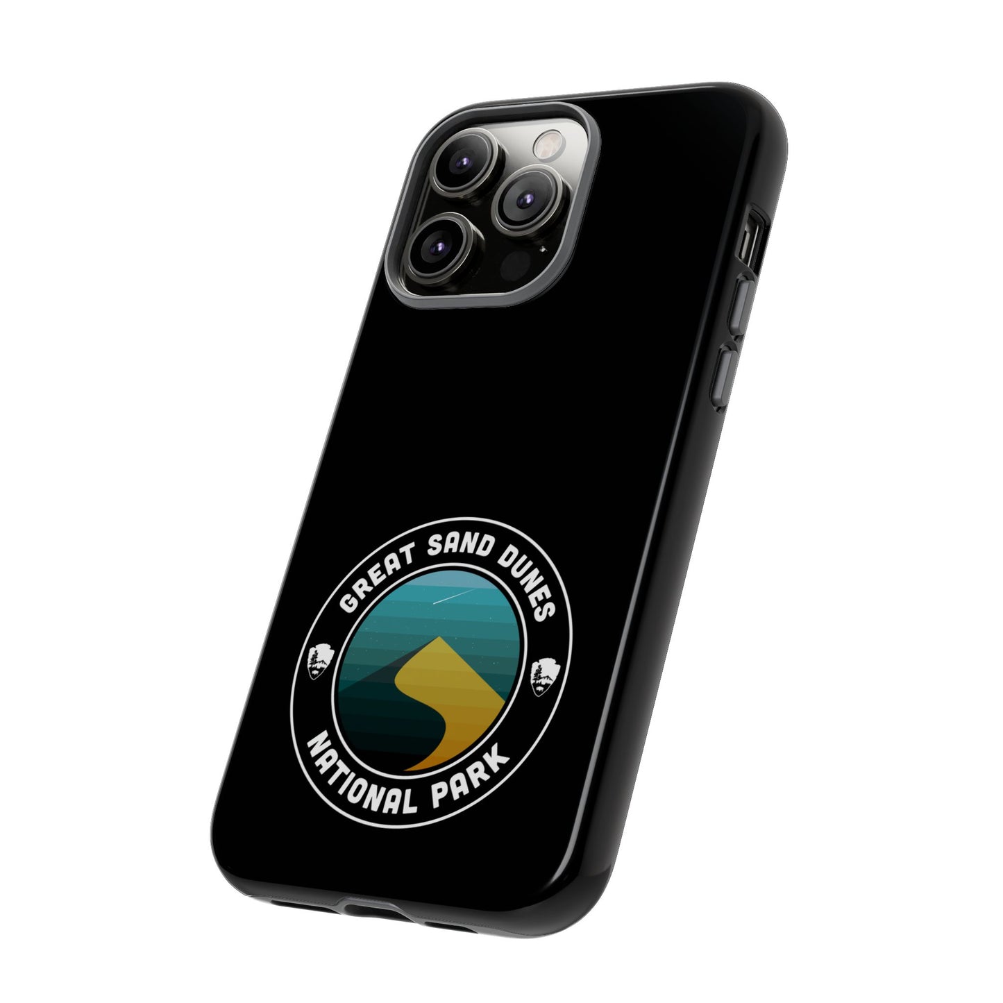 Great Sand Dunes National Park Phone Case - Round Emblem Design