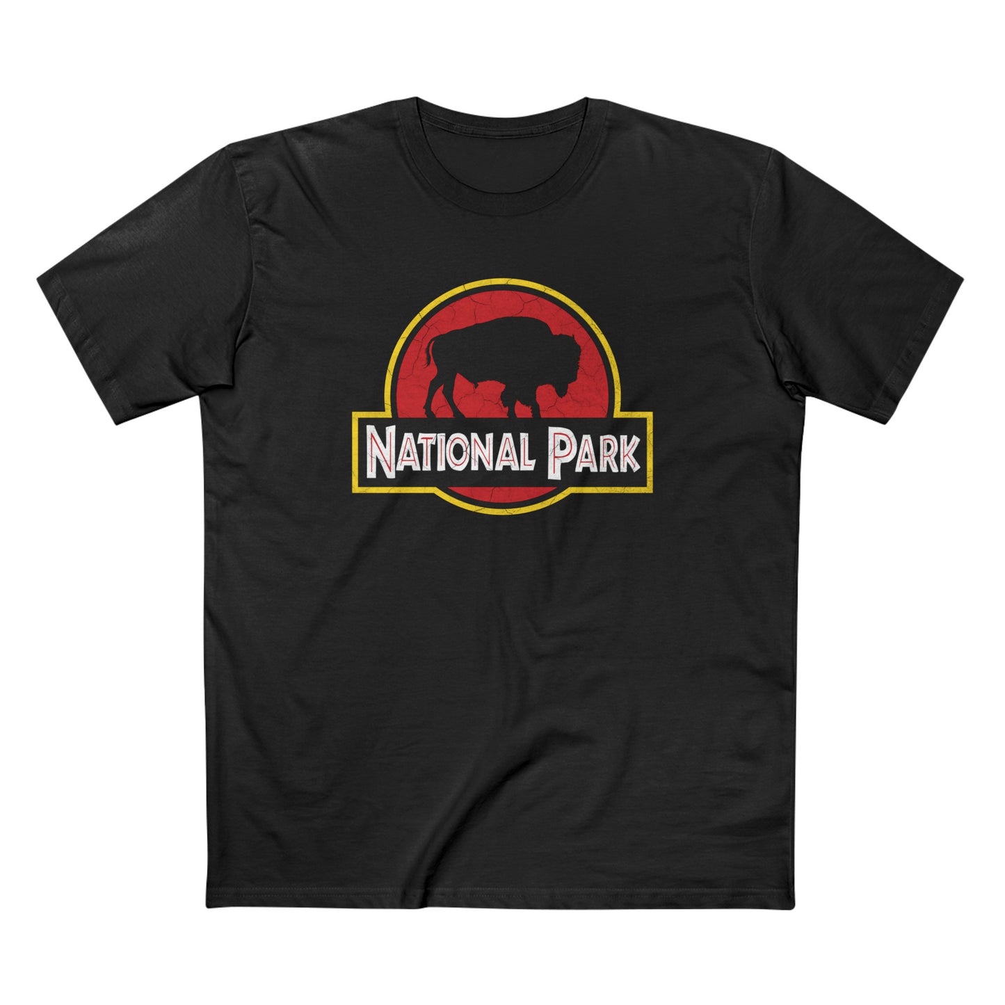 Bison National Park T-Shirt - Parody Logo
