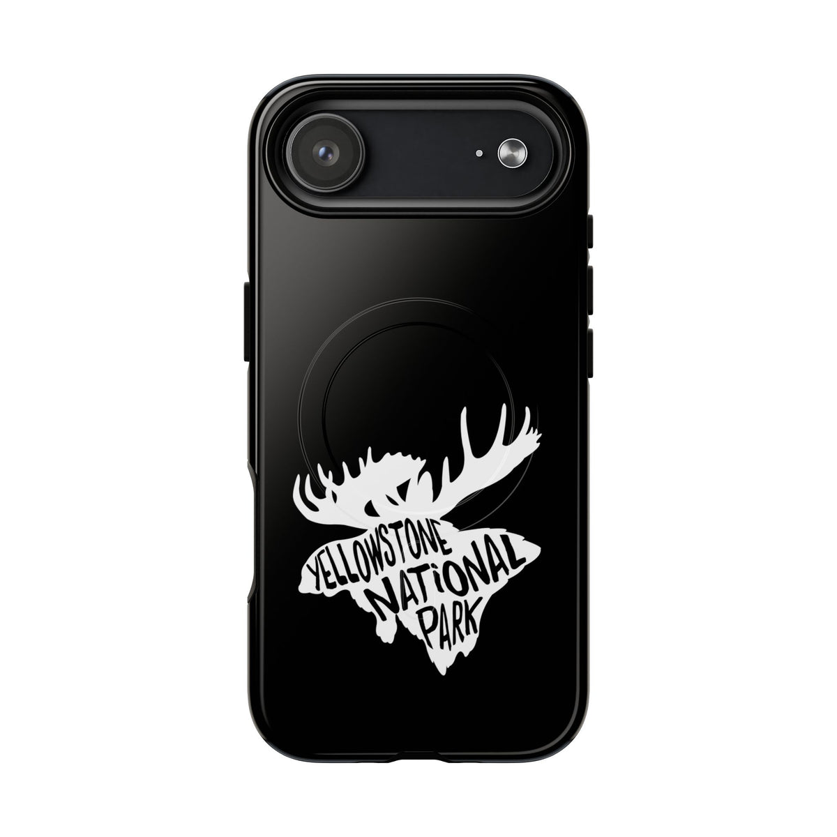 Yellowstone National Park iPhone Case with MagSafe - Moose Design