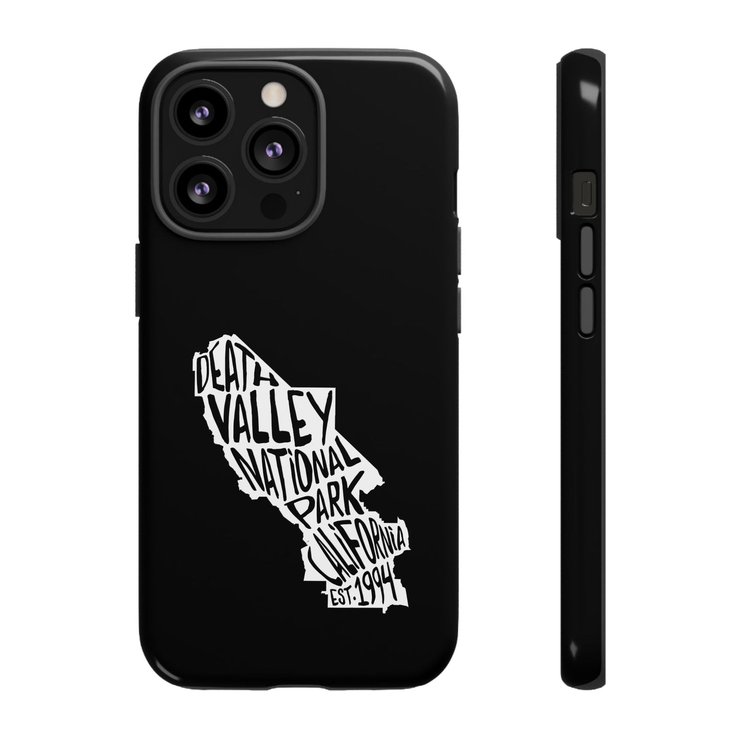 Death Valley National Park Phone Case - Map Design