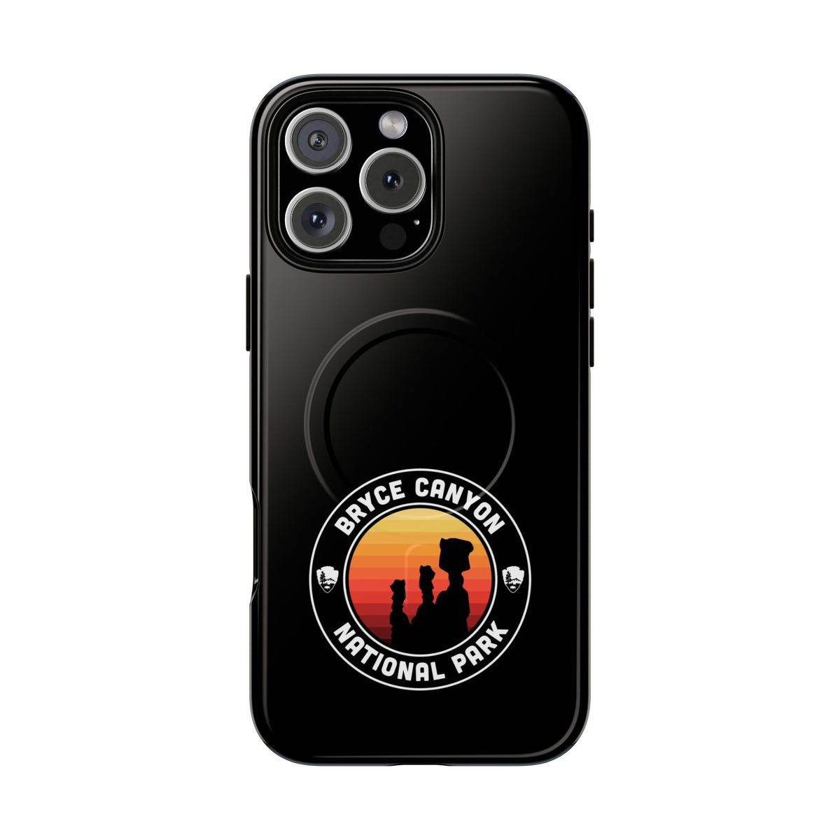 Bryce Canyon National Park iPhone Case with MagSafe - Round Emblem Design