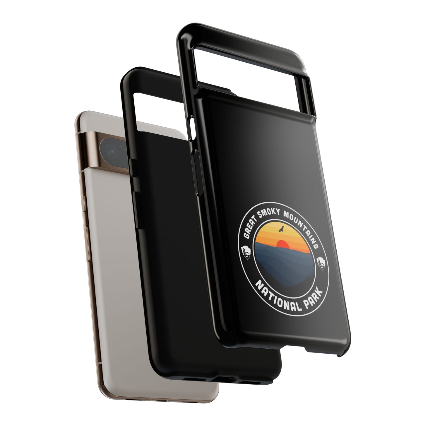 Great Smoky Mountains National Park Phone Case - Round Emblem Design