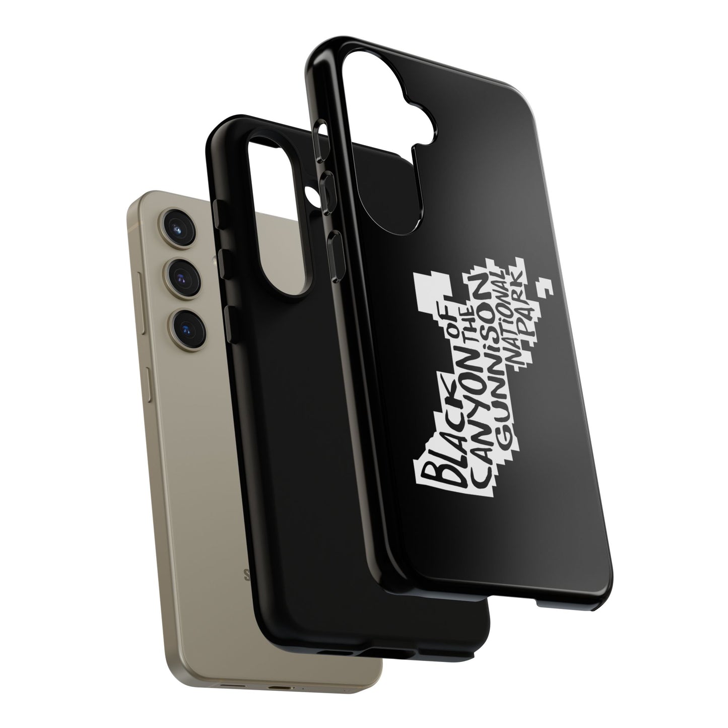 Black Canyon of the Gunnison National Park Phone Case - Map Design