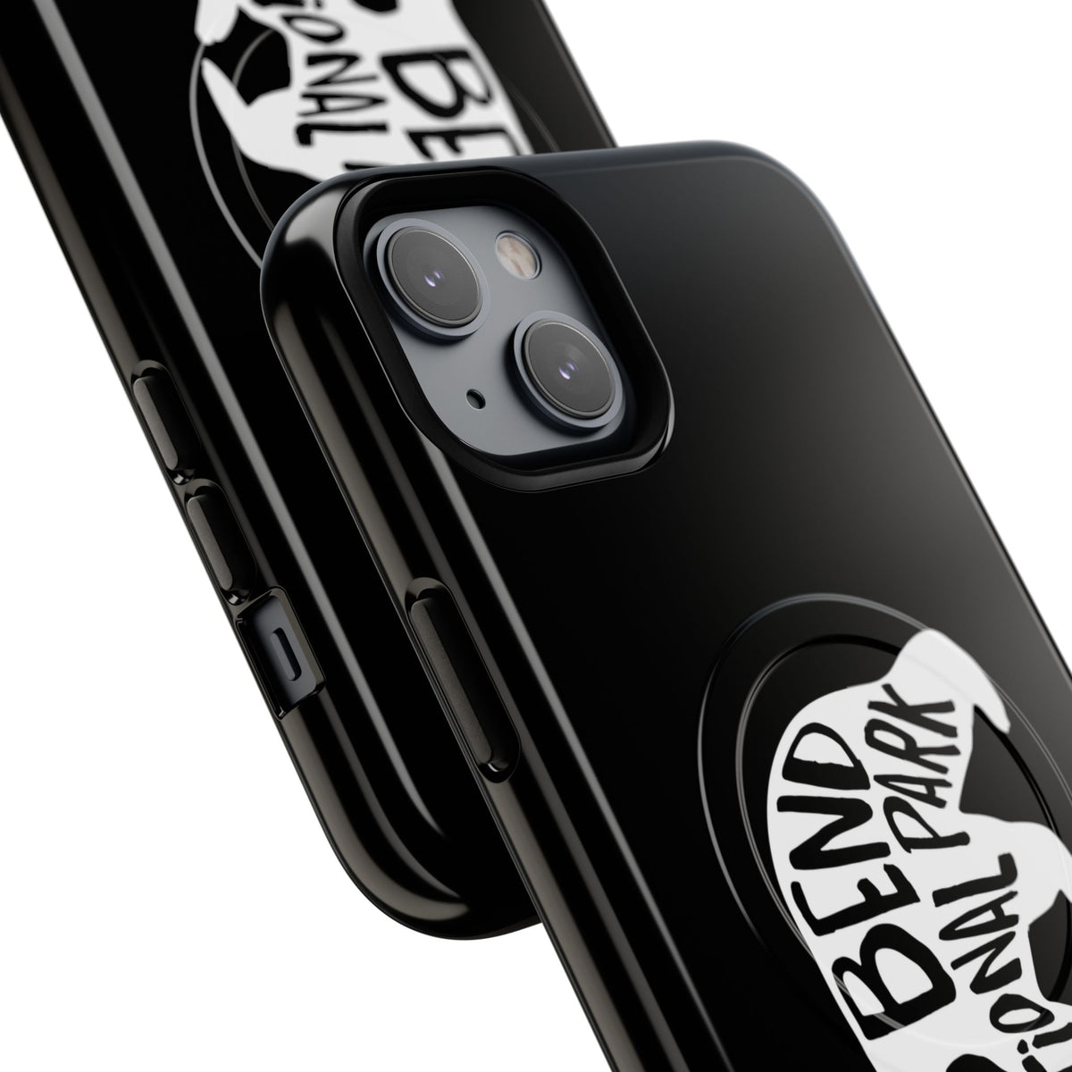 Big Bend National Park iPhone Case with MagSafe - Black Bear Design