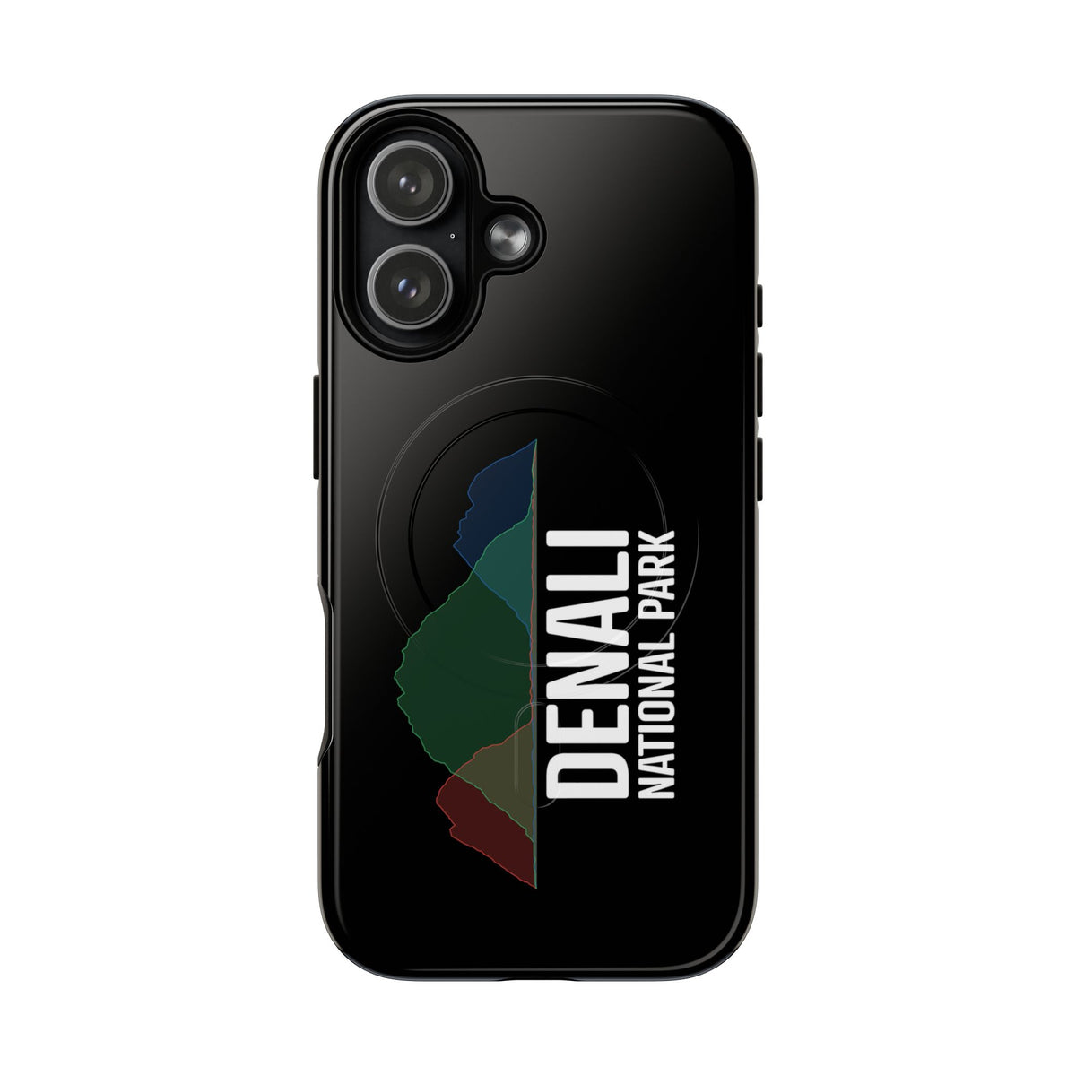 Denali National Park iPhone Case with MagSafe - Histogram Design