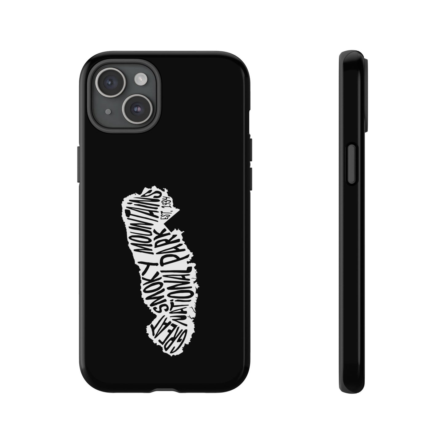 Great Smoky Mountains National Park Phone Case - Map Design