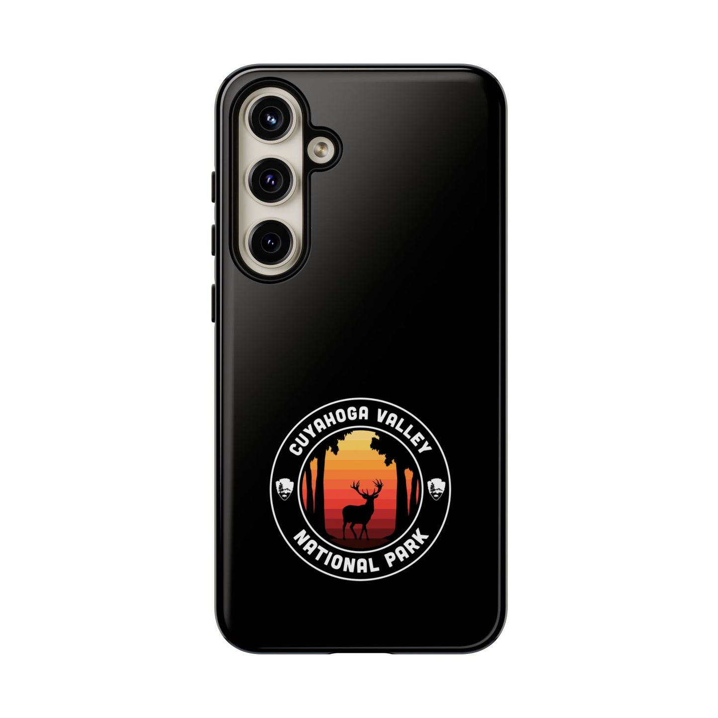 Cuyahoga Valley National Park Phone Case - Round Emblem Design