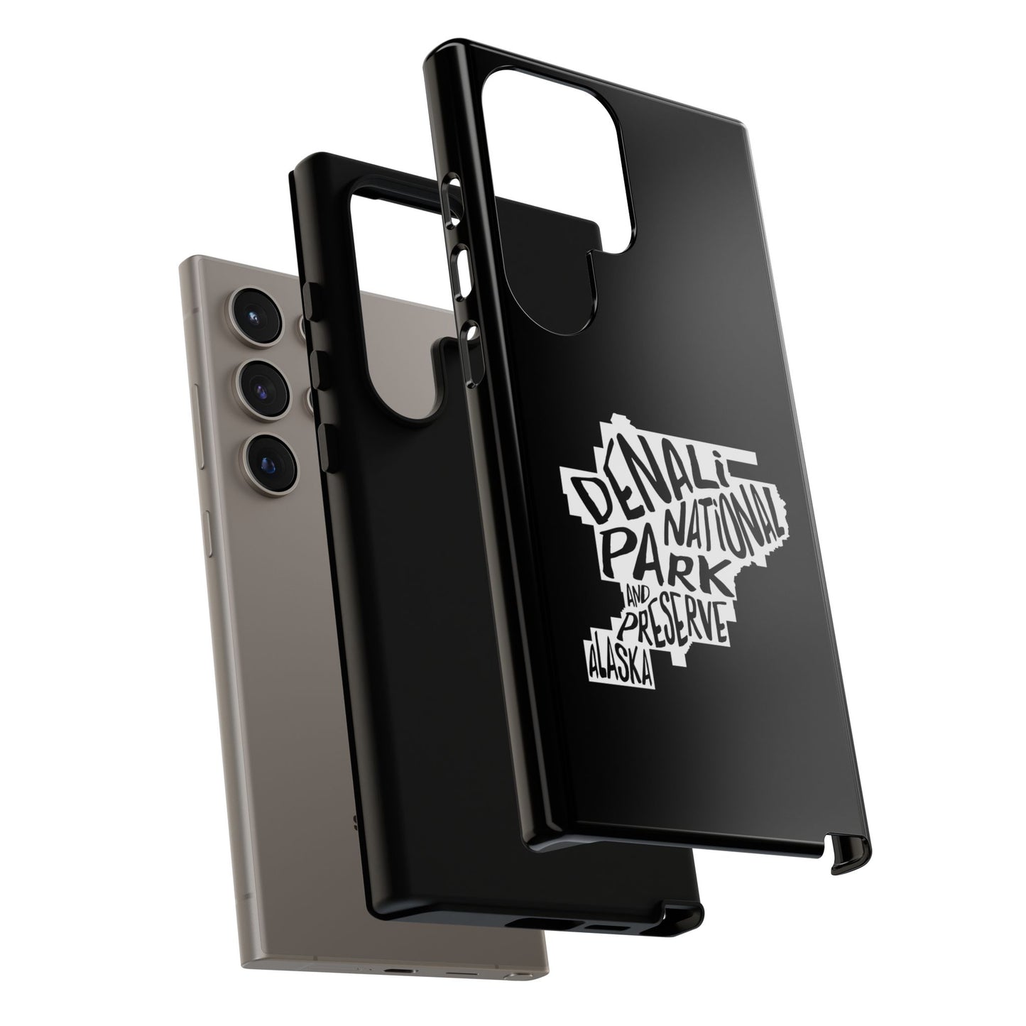 Denali National Park Phone Case - Map Design
