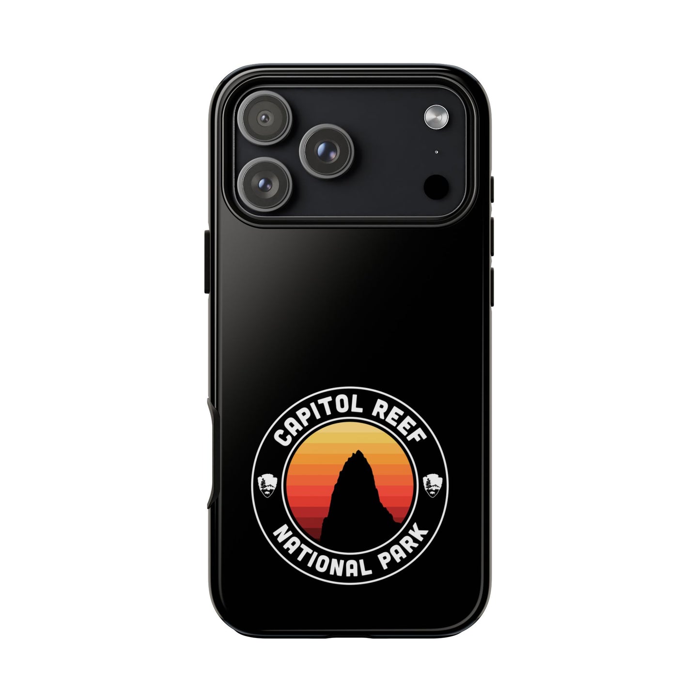Capitol Reef National Park Phone Case - Round Emblem Design