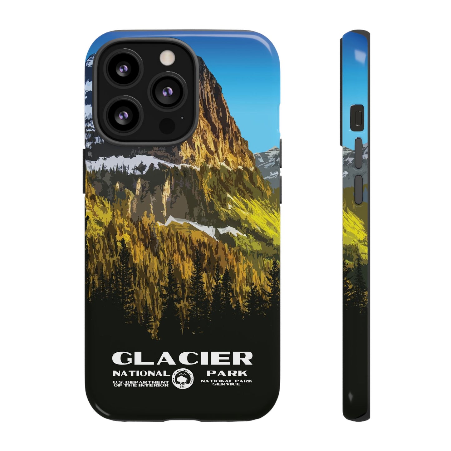 Glacier National Park Phone Case - WPA Style