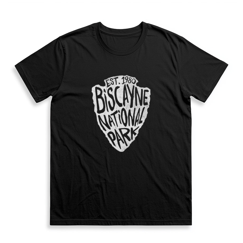 Biscayne National Park T-Shirt - Arrowhead Design in Black