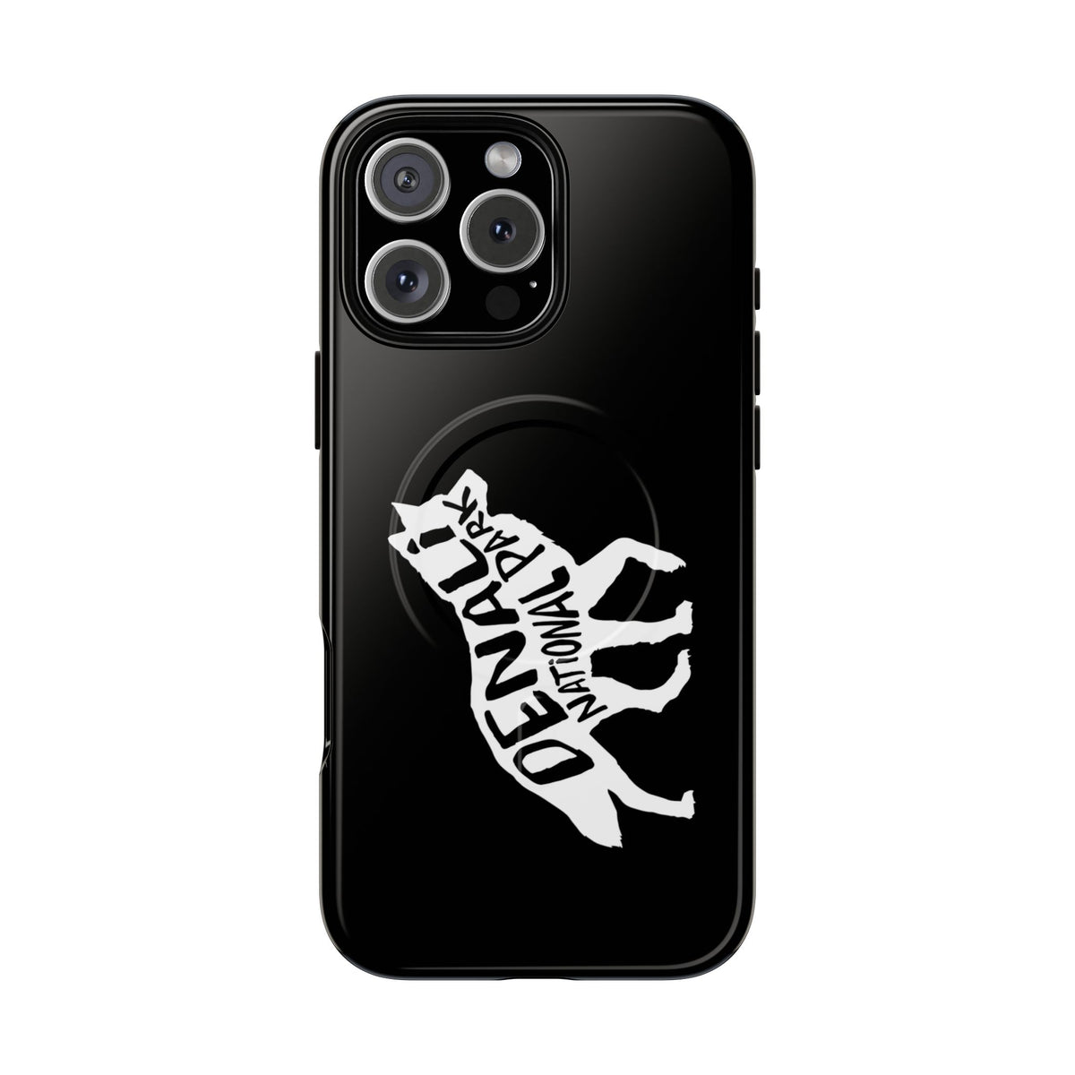 Denali National Park iPhone Case with MagSafe - Wolf Design