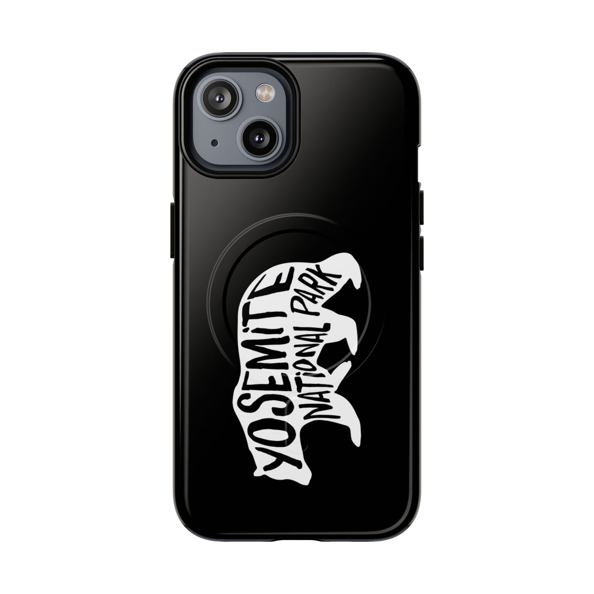 Yosemite National Park iPhone Case with MagSafe - Black Bear Design