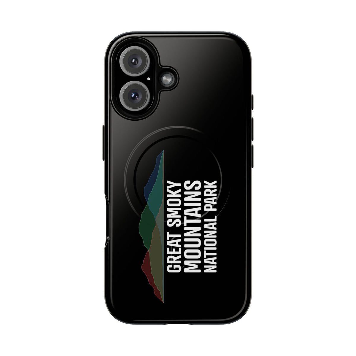 Great Smoky Mountains National Park iPhone Case with MagSafe - Histogram Design
