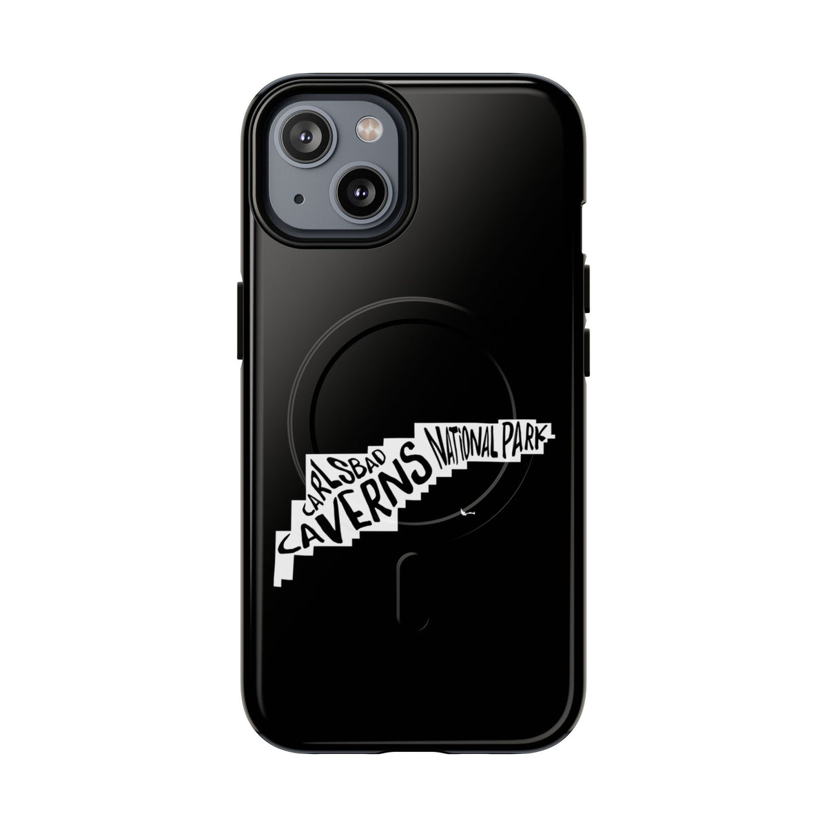 Carlsbad Caverns National Park iPhone Case with MagSafe - Map Design