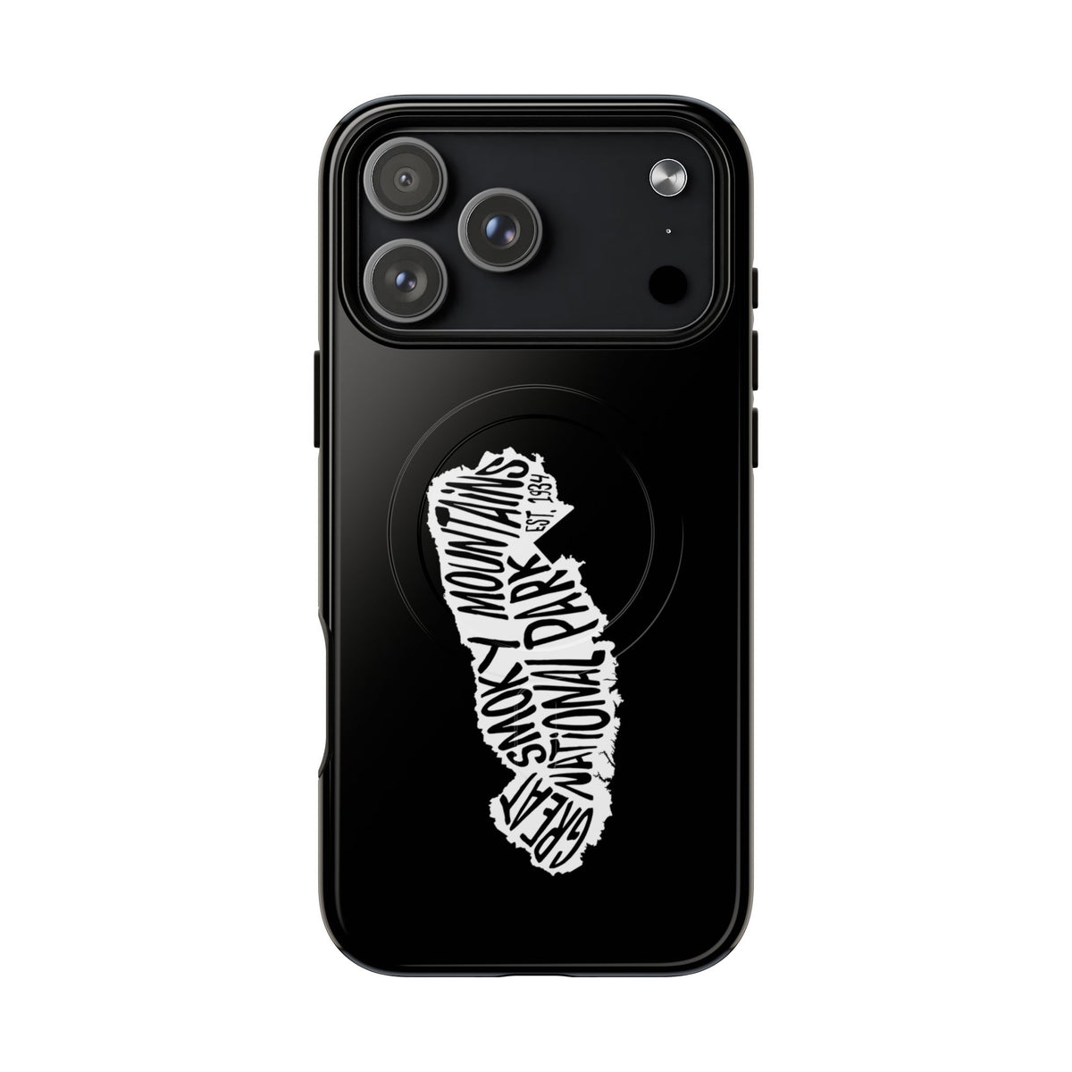 Great Smoky Mountains National Park iPhone Case with MagSafe - Map Design