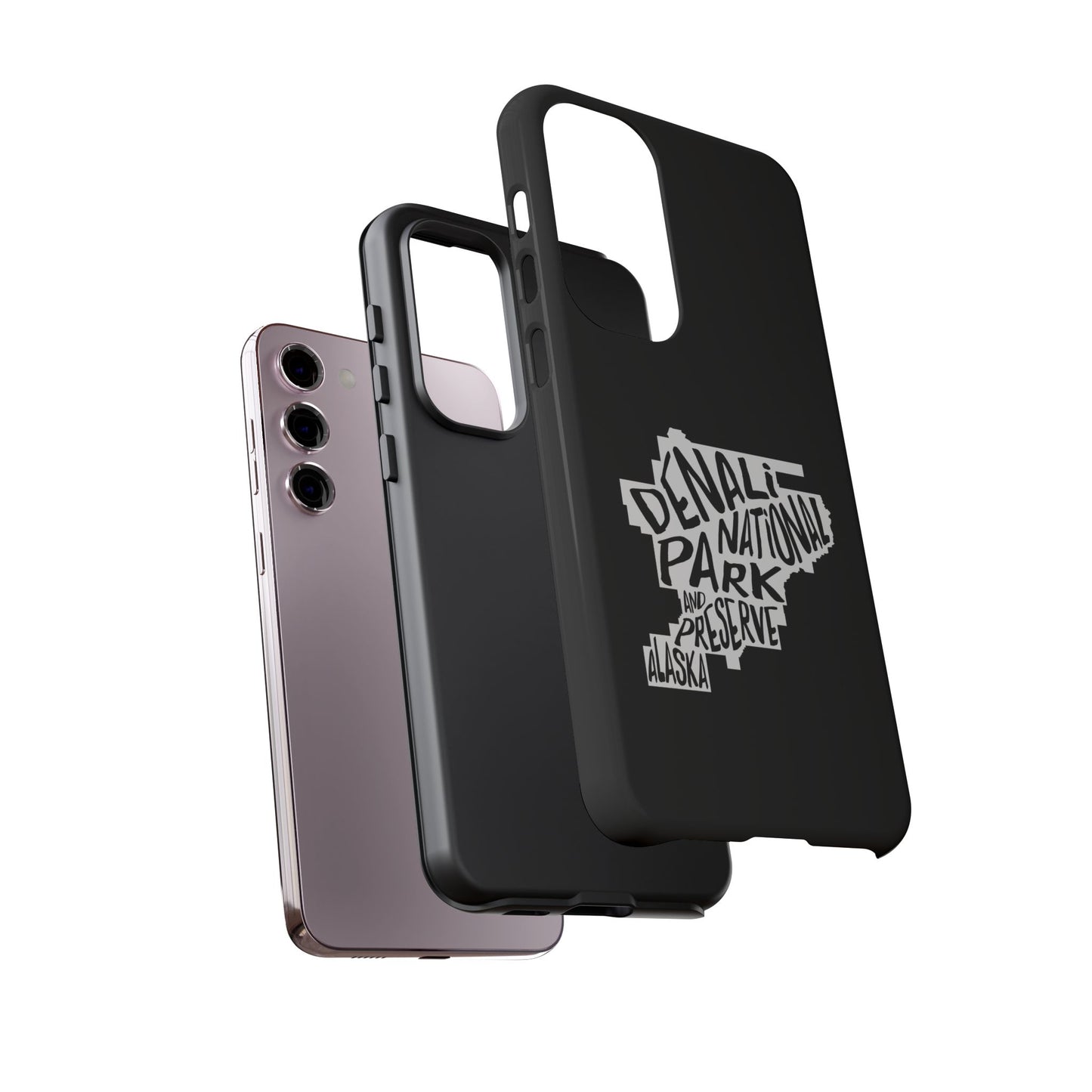 Denali National Park Phone Case - Map Design