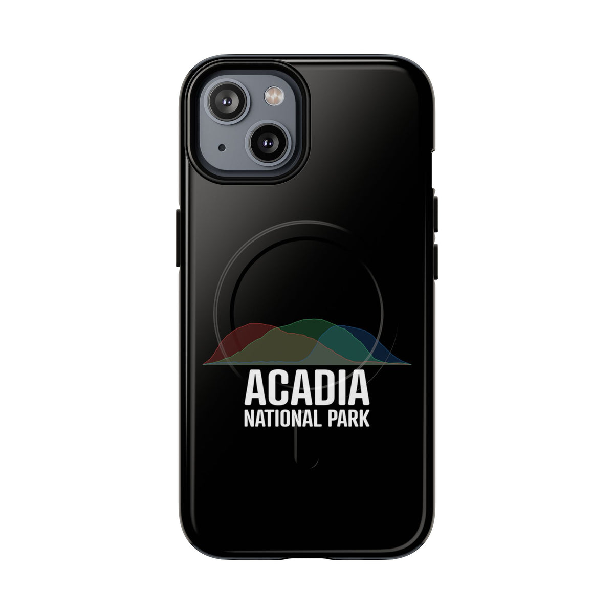 Acadia National Park iPhone Case with MagSafe - Histogram Design