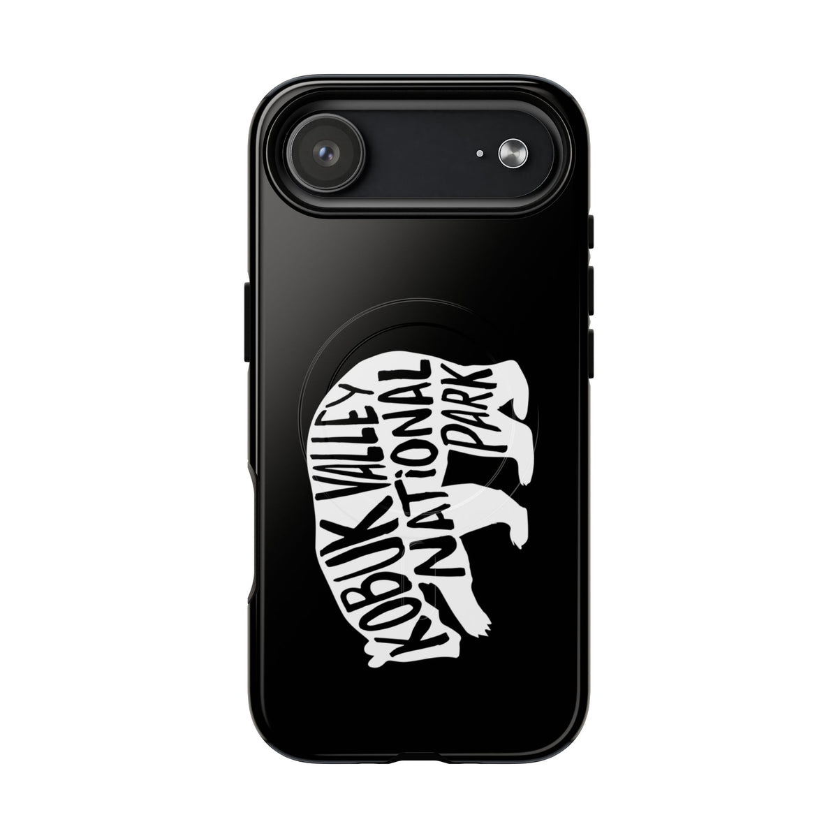 Kobuk Valley National Park iPhone Case with MagSafe - Grizzly Bear Design