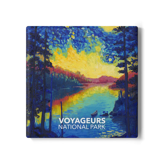 Voyageurs National Park Coaster - The Starry Night
