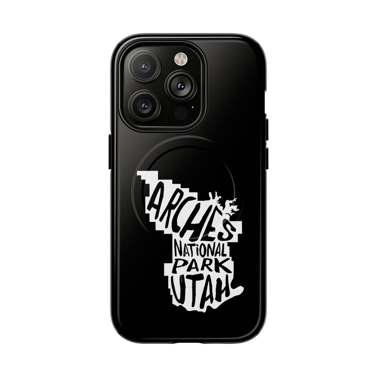 Arches National Park iPhone Case with MagSafe - Map Design