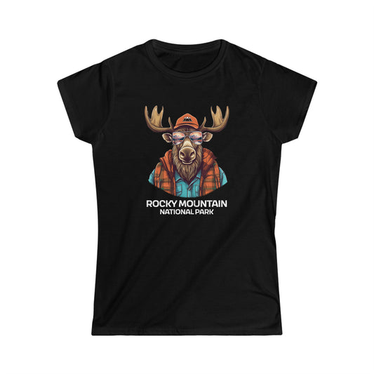 Rocky Mountain National Park Women's T-Shirt - Cool Moose