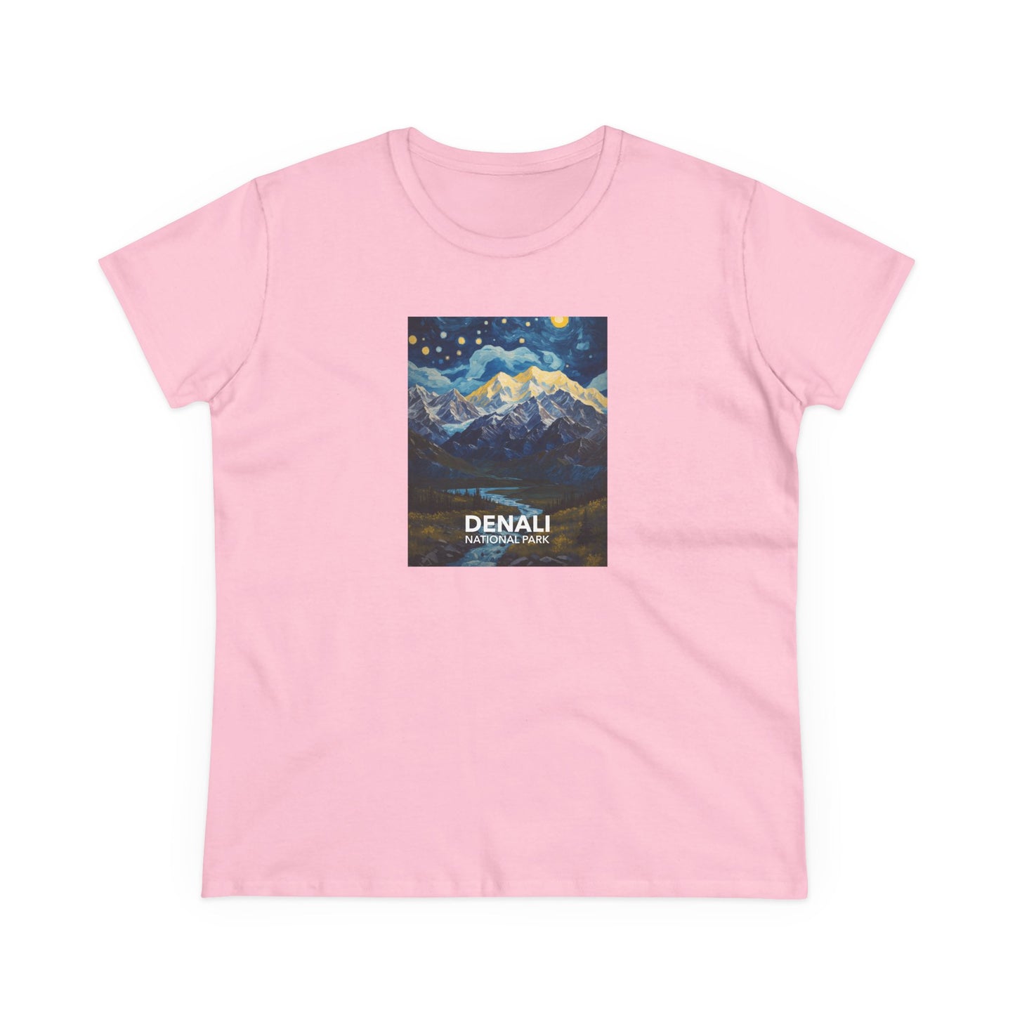 Denali National Park Women's T-Shirt - Starry Night