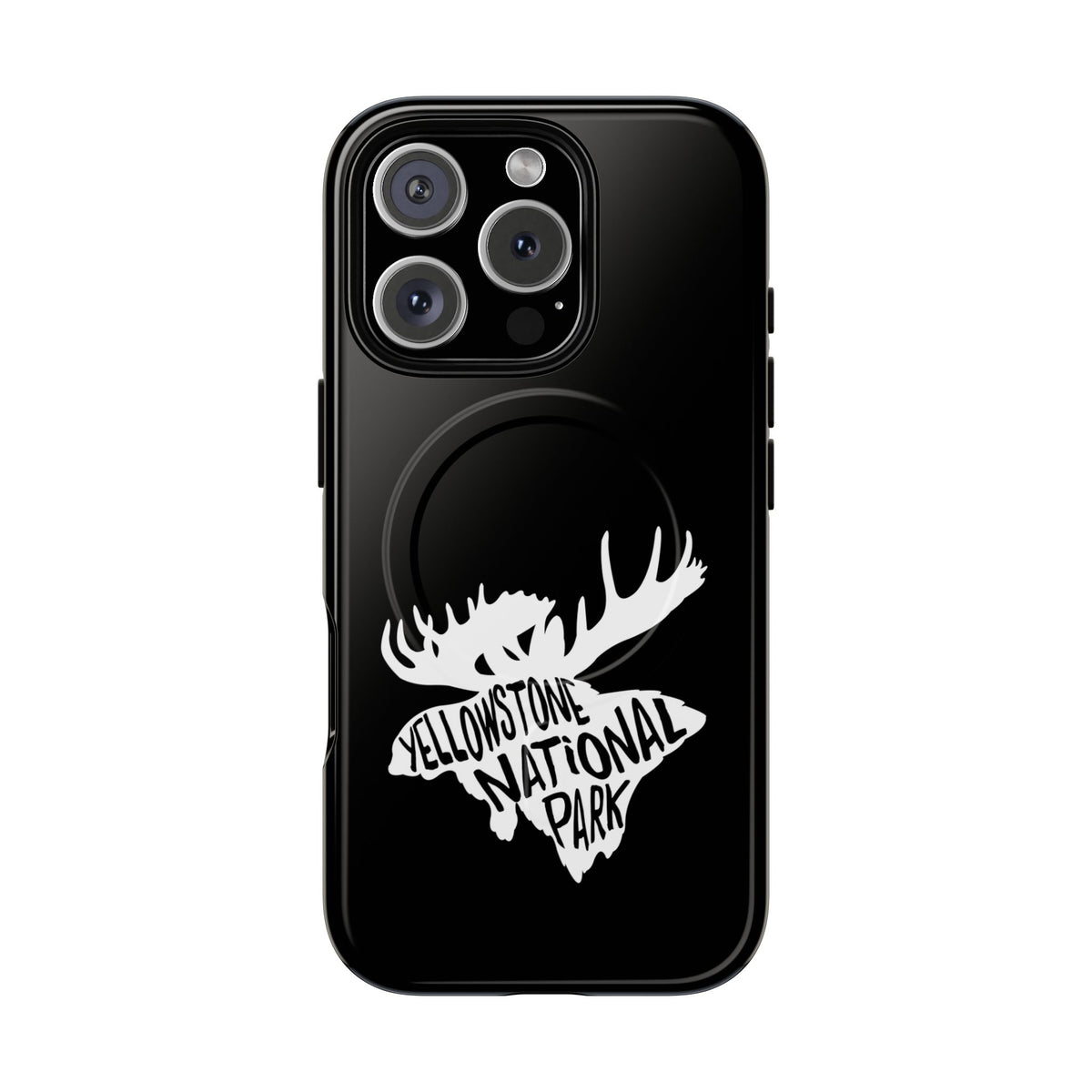 Yellowstone National Park iPhone Case with MagSafe - Moose Design