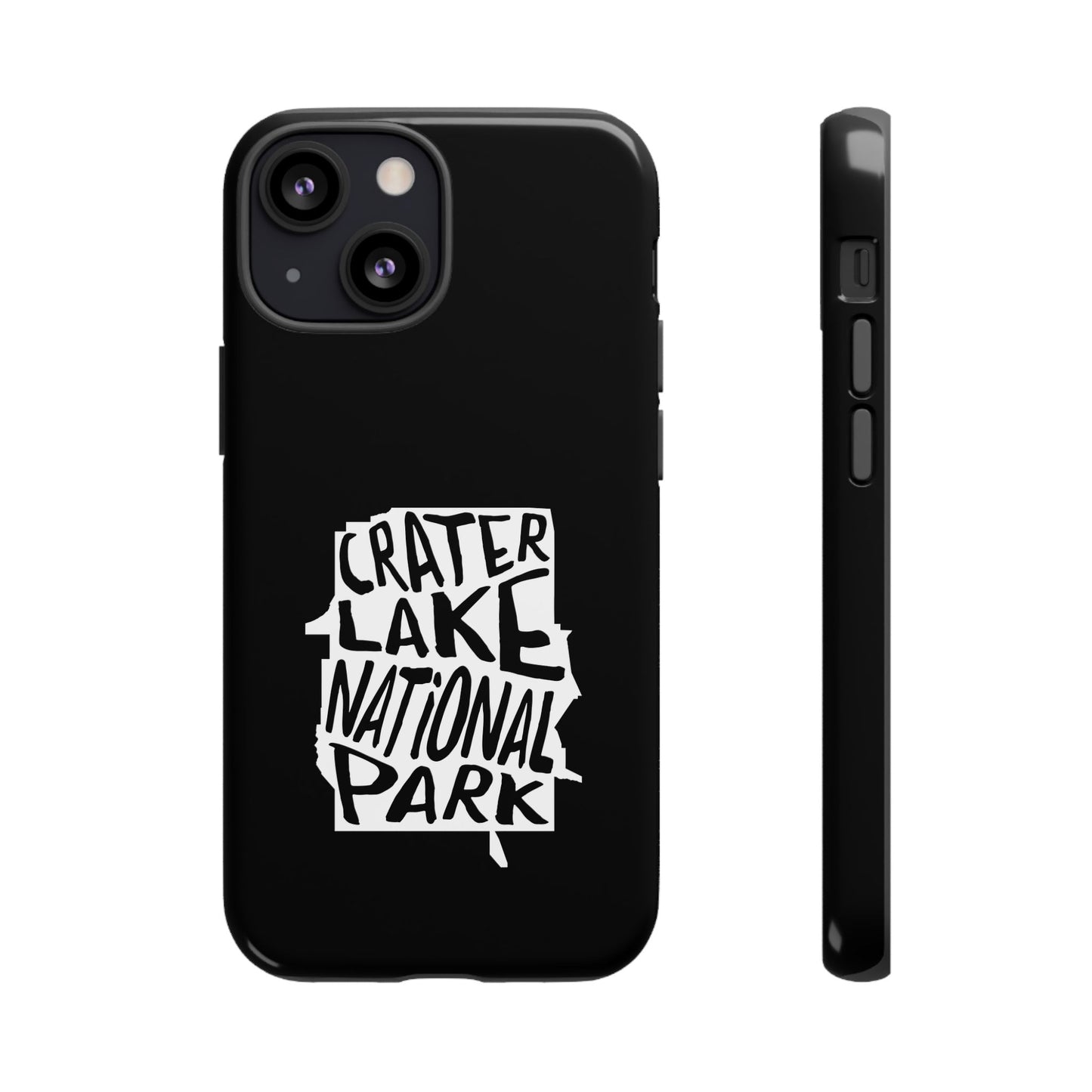 Crater Lake National Park Phone Case - Map Design