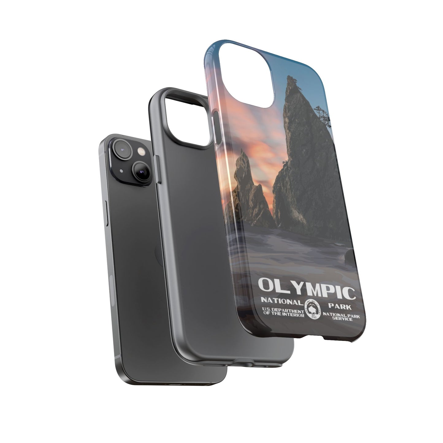 Olympic National Park Phone Case - WPA Style