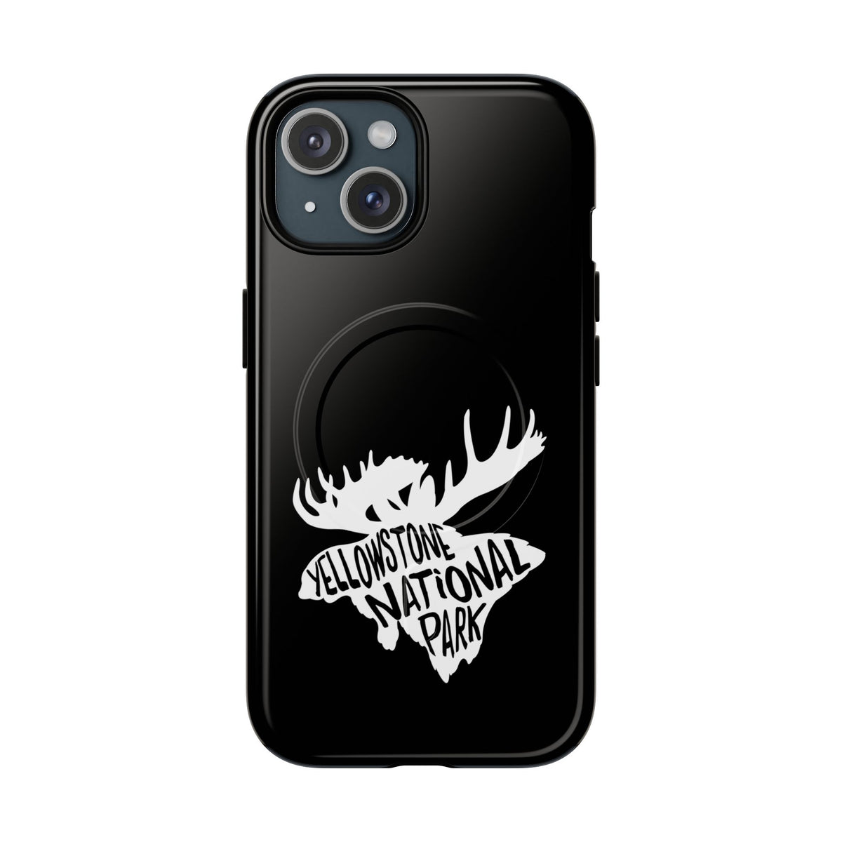 Yellowstone National Park iPhone Case with MagSafe - Moose Design