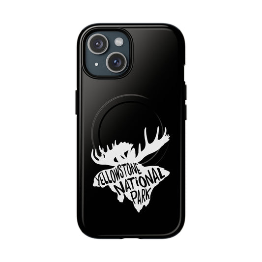 Yellowstone National Park iPhone Case with MagSafe - Moose Design