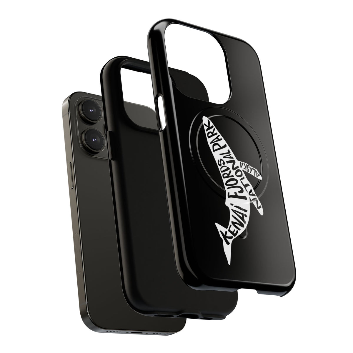 Kenai Fjords National Park iPhone Case with MagSafe - Humpback Whale Design