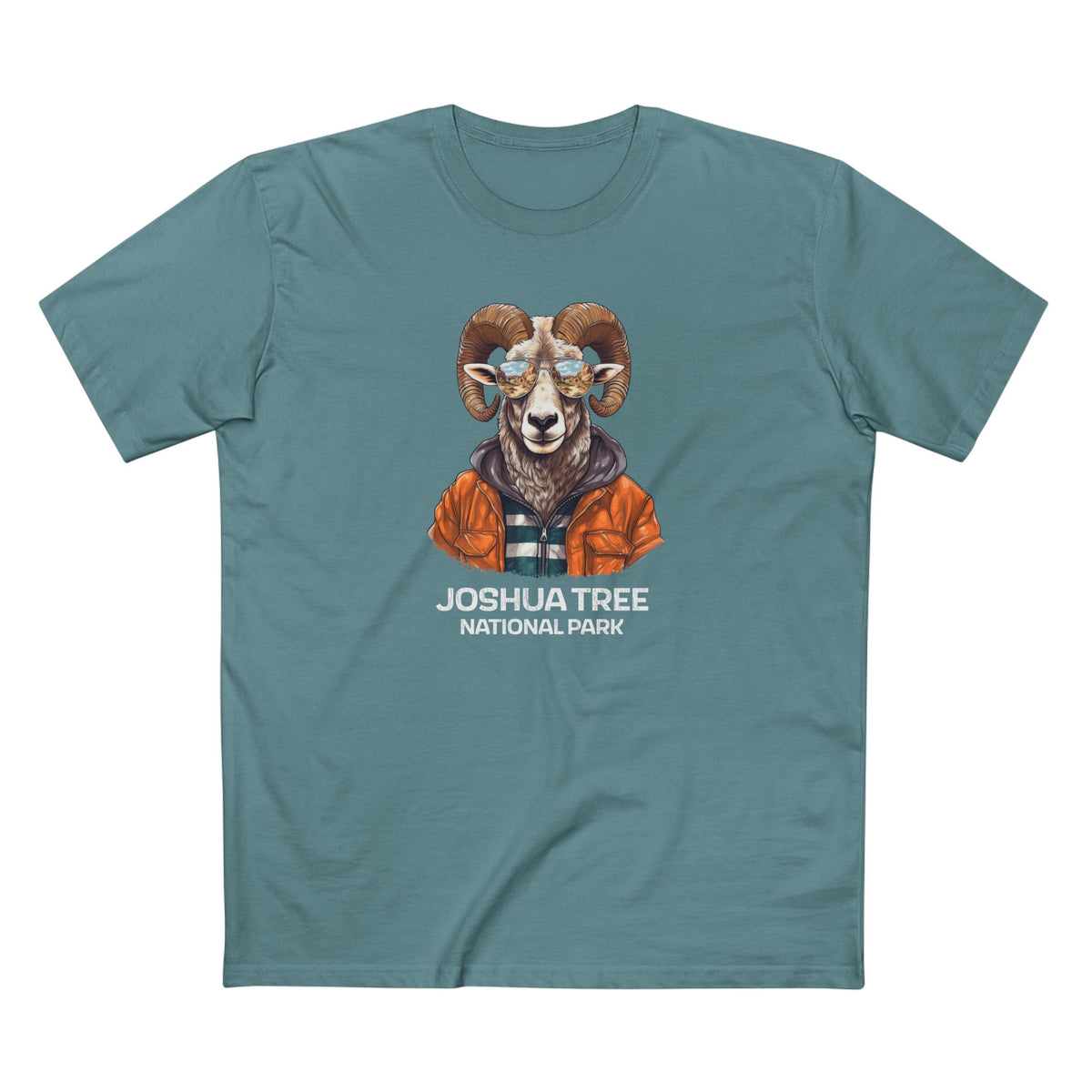Joshua Tree National Park T-Shirt - Bighorn Sheep in Slate Blue
