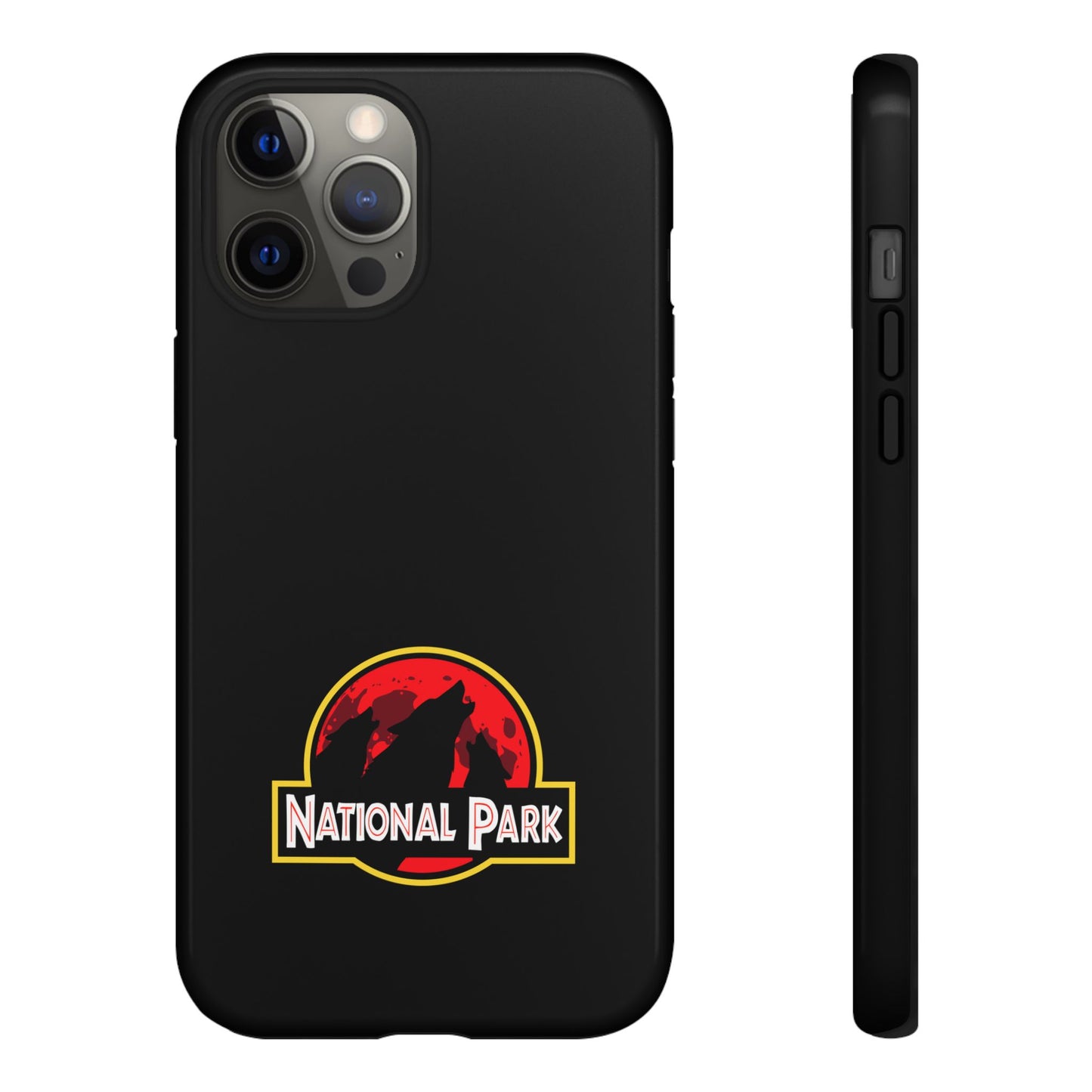 3 Wolf National Park iPhone Case - Parody Logo