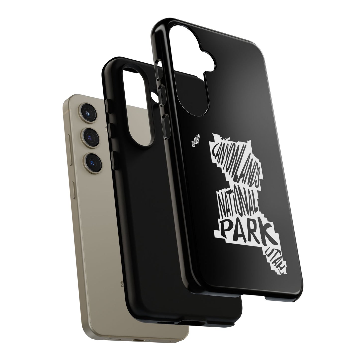 Canyonlands National Park Phone Case - Map Design