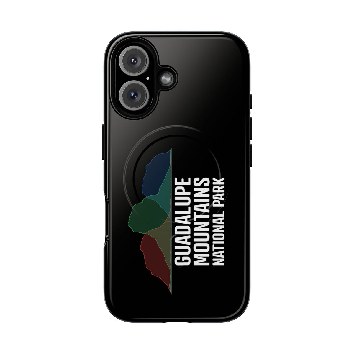 Guadalupe Mountains National Park iPhone Case with MagSafe - Histogram Design