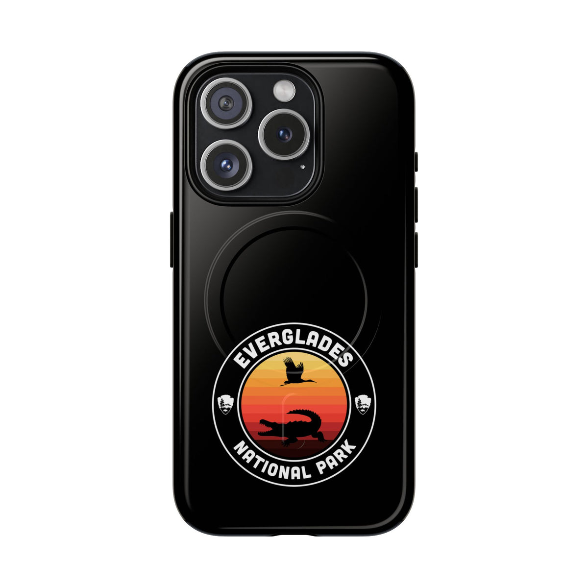 Everglades National Park iPhone Case with MagSafe - Round Emblem Design