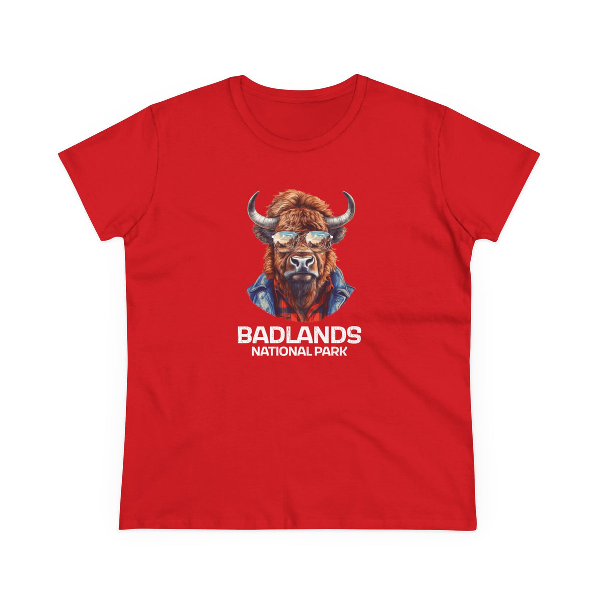 Badlands National Park Women's T-Shirt - Cool Bison