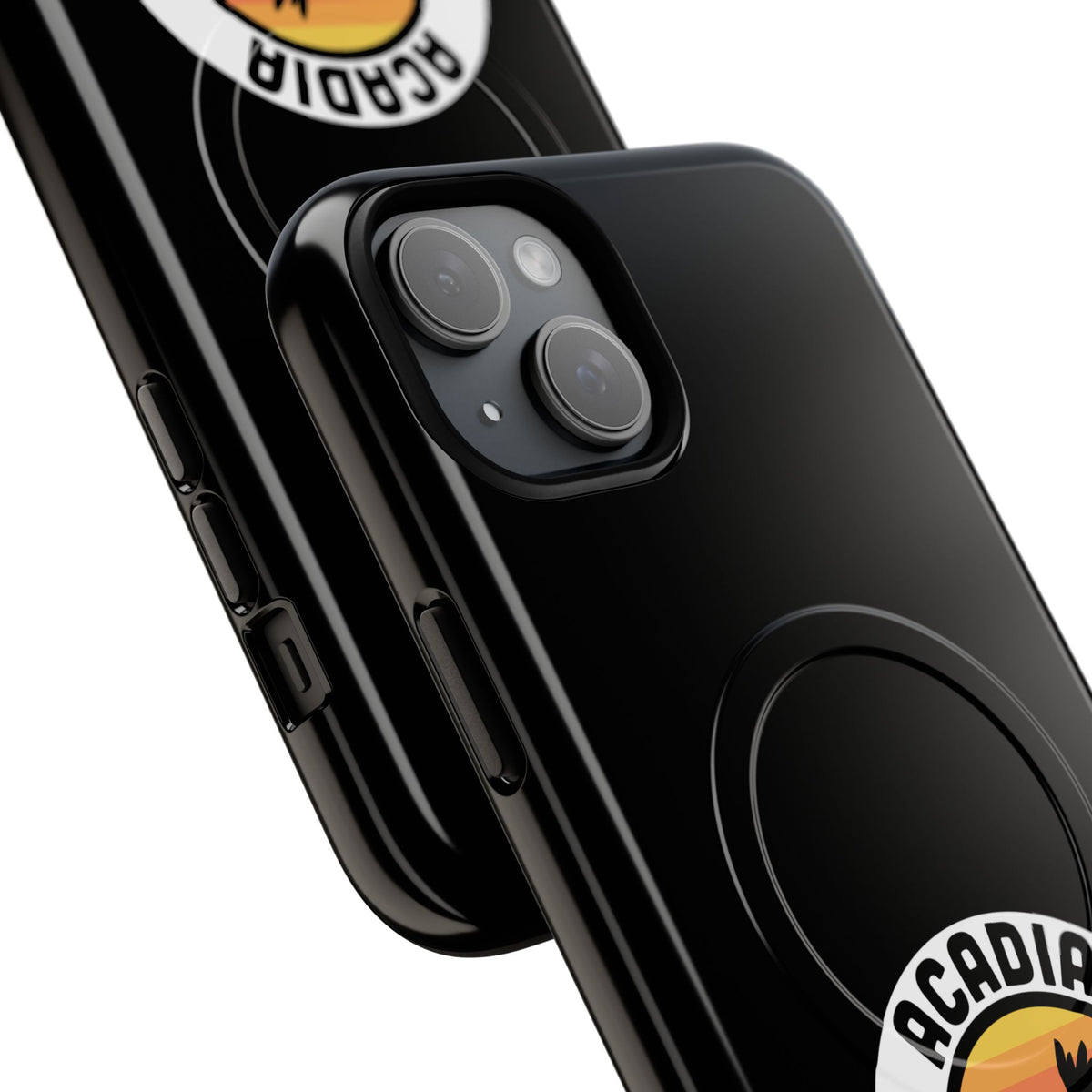 Acadia National Park iPhone Case with MagSafe - Round Emblem Design