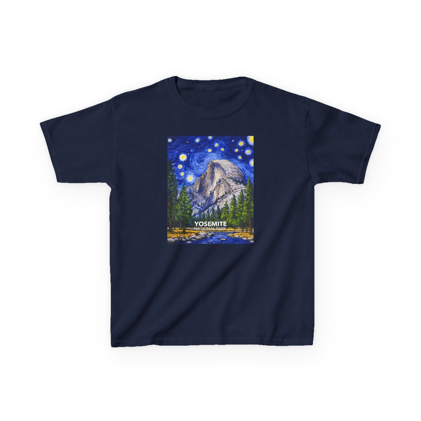 Yosemite National Park Child T-Shirt - The Starry Night