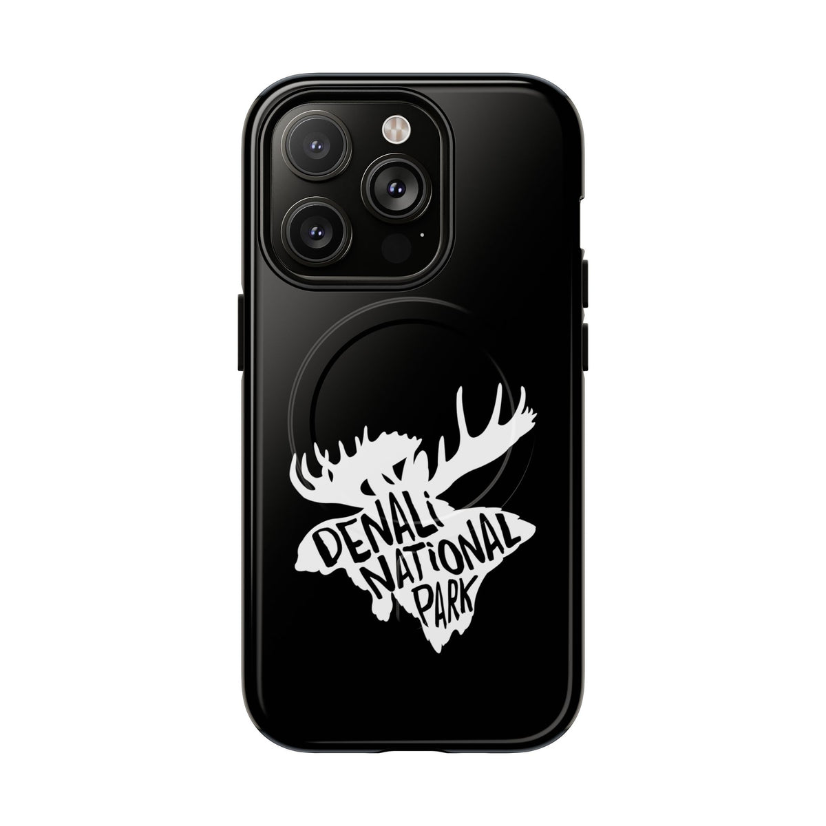 Denali National Park iPhone Case with MagSafe - Moose Design