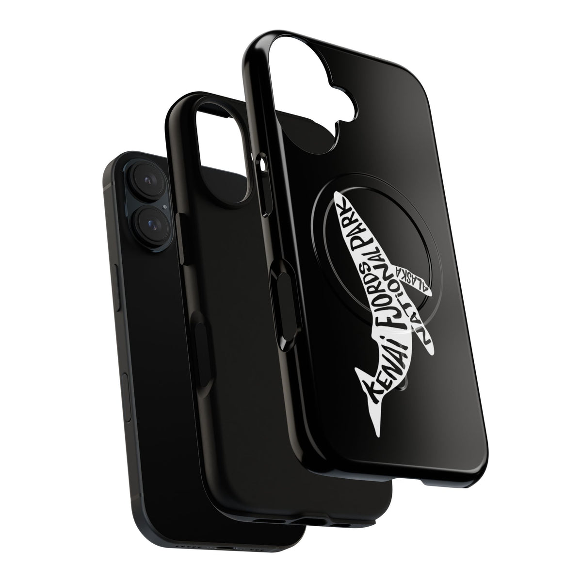 Kenai Fjords National Park iPhone Case with MagSafe - Humpback Whale Design