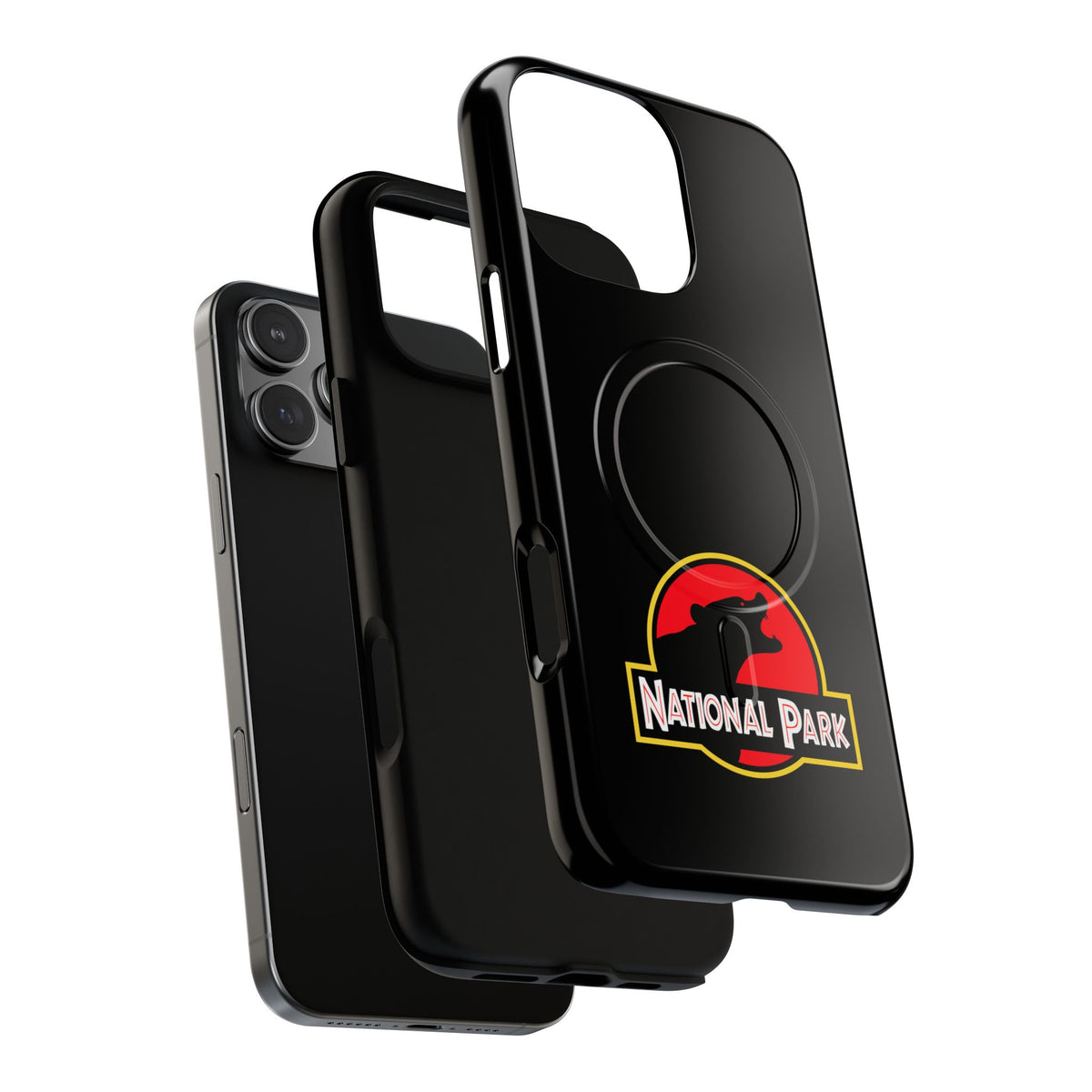 Bear National Park iPhone Case with MagSafe - Parody Logo