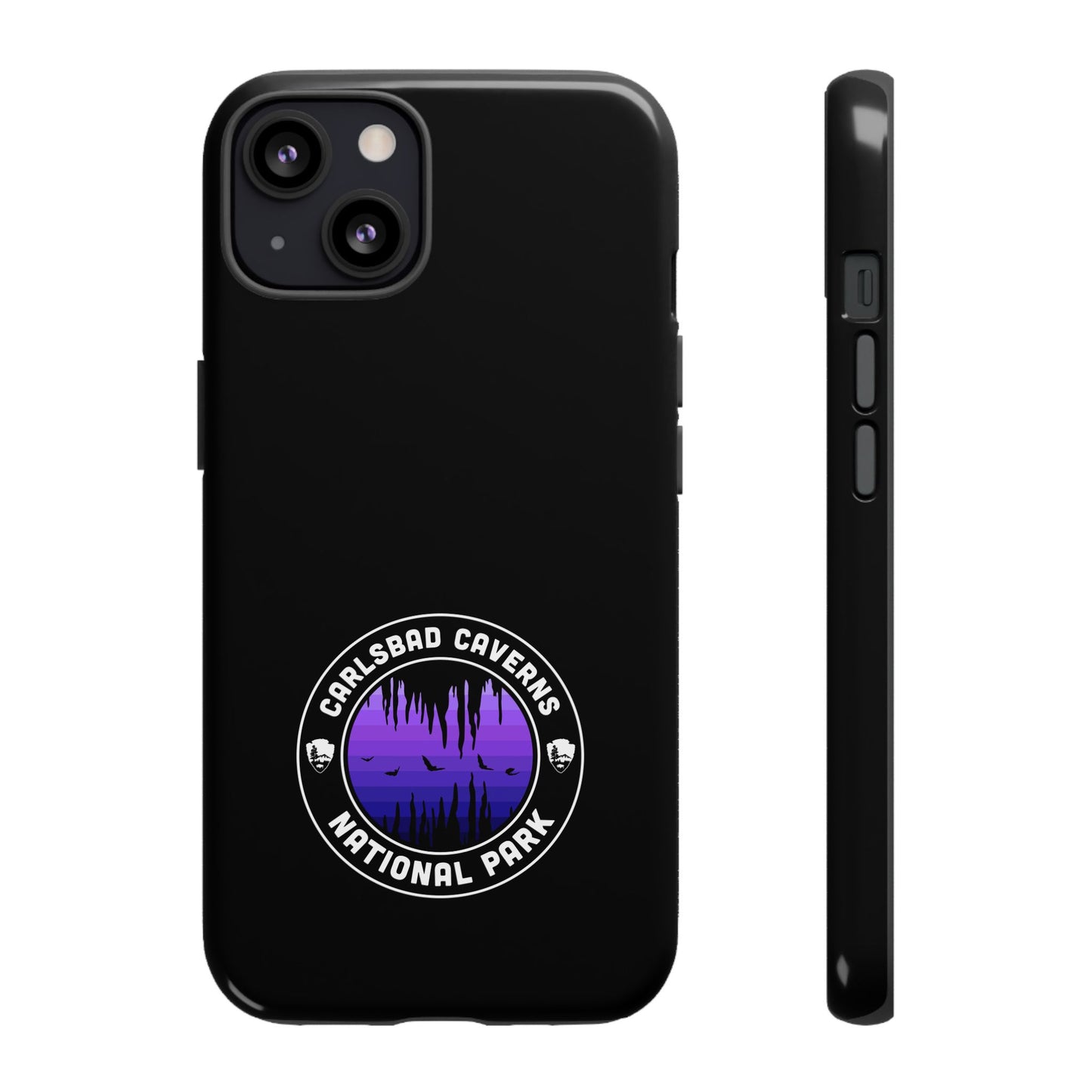 Carlsbad Caverns National Park Phone Case - Round Emblem Design
