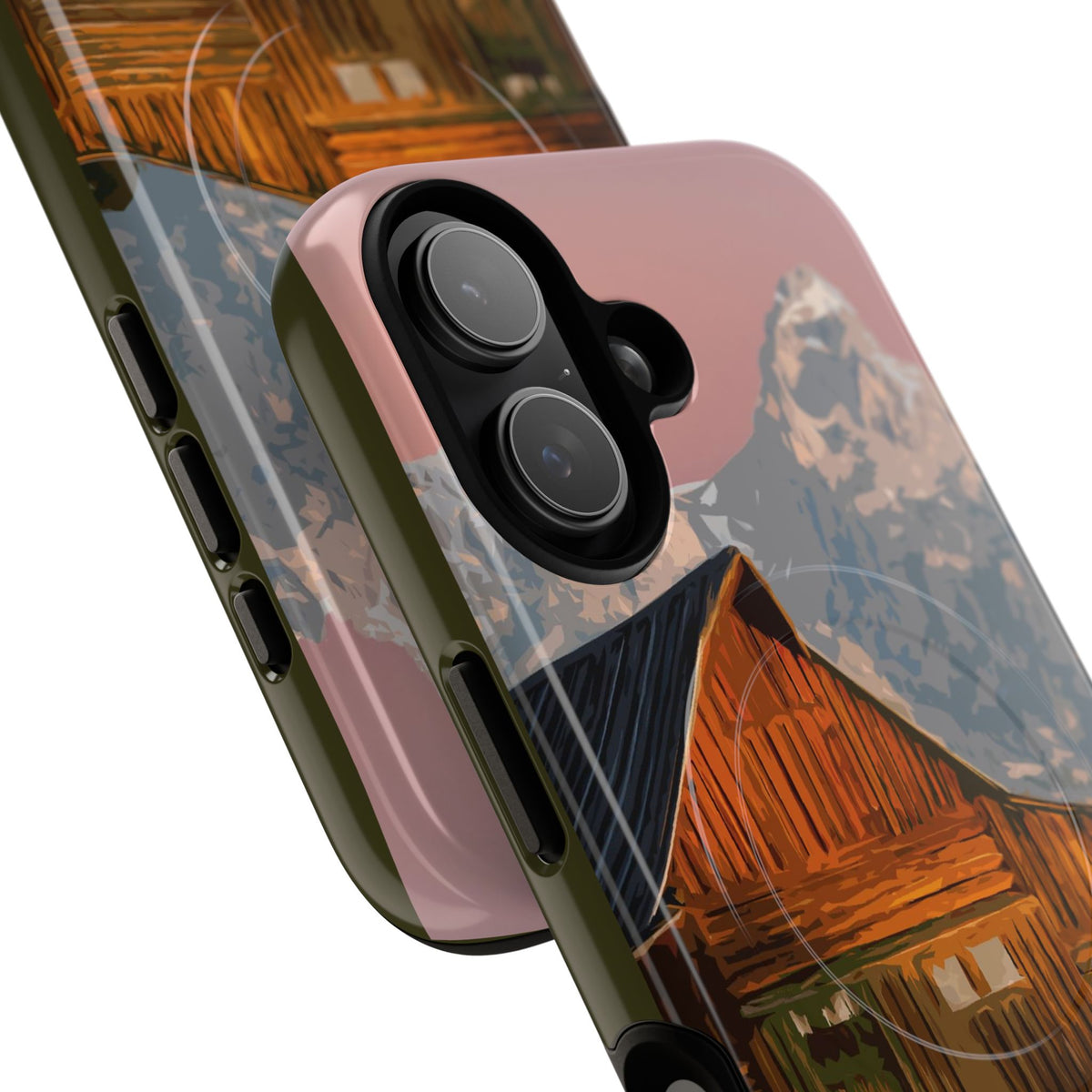 Grand Teton National Park iPhone Case with MagSafe - Moulton Barn