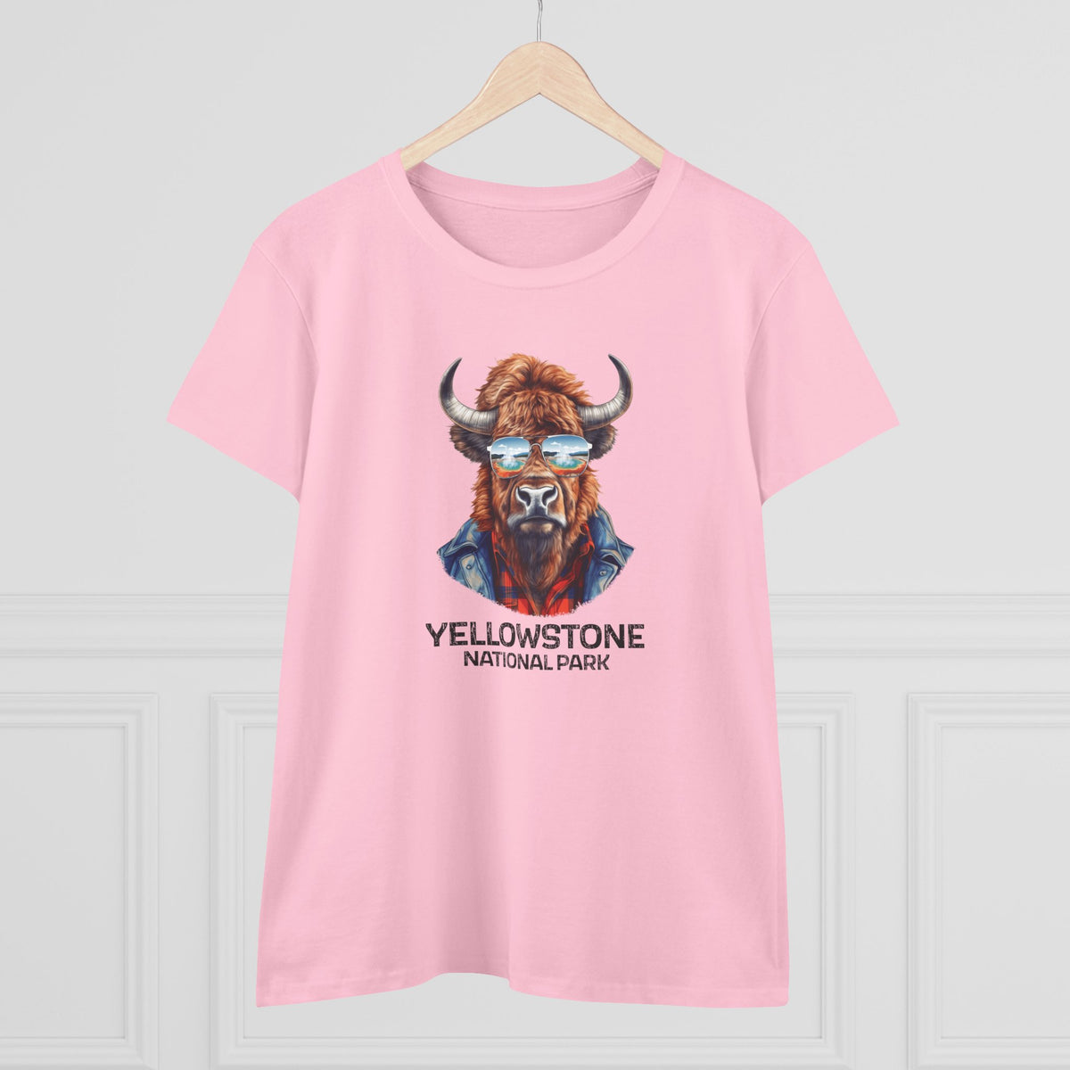 Yellowstone National Park Women's T-Shirt - Cool Bison
