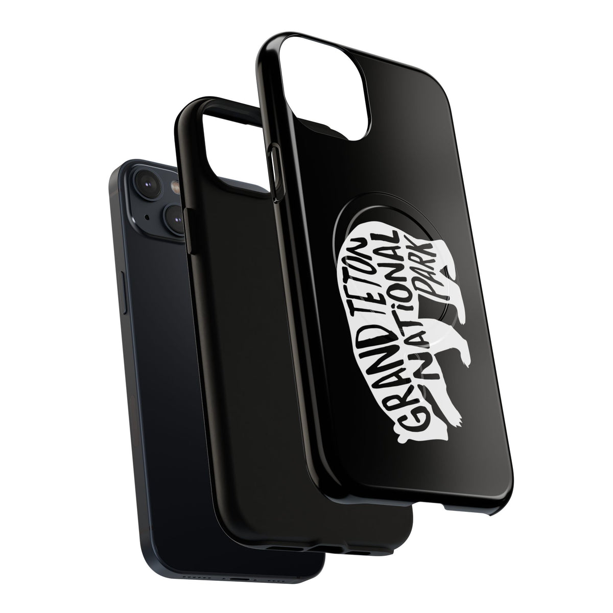 Grand Teton National Park iPhone Case with MagSafe - Grizzly Bear Design