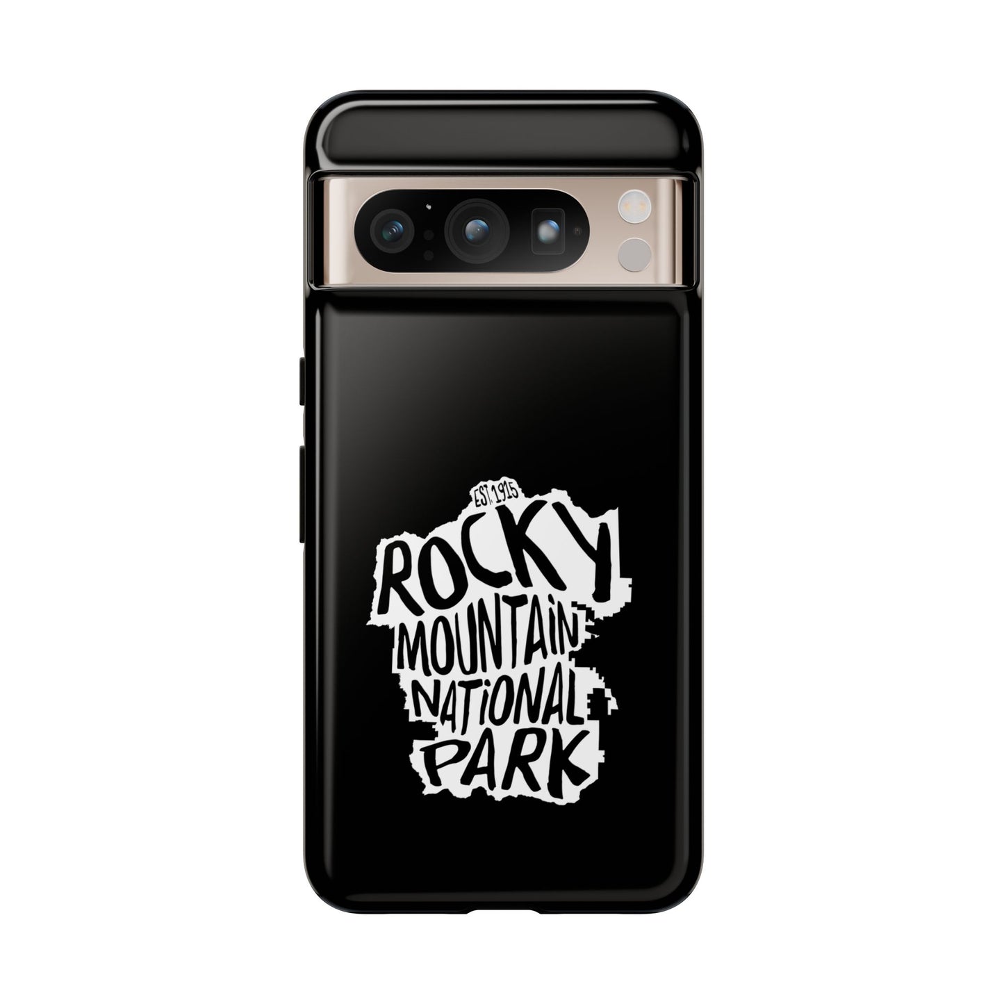 Rocky Mountain National Park Phone Case - Map Design